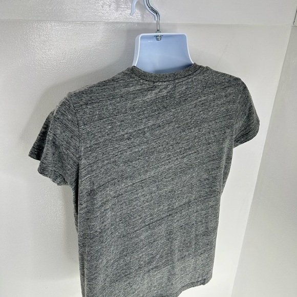 Marine Layer Signature Crewneck Tee T-Shirt Womens Large Heather Gray Soft - Picture 8 of 11